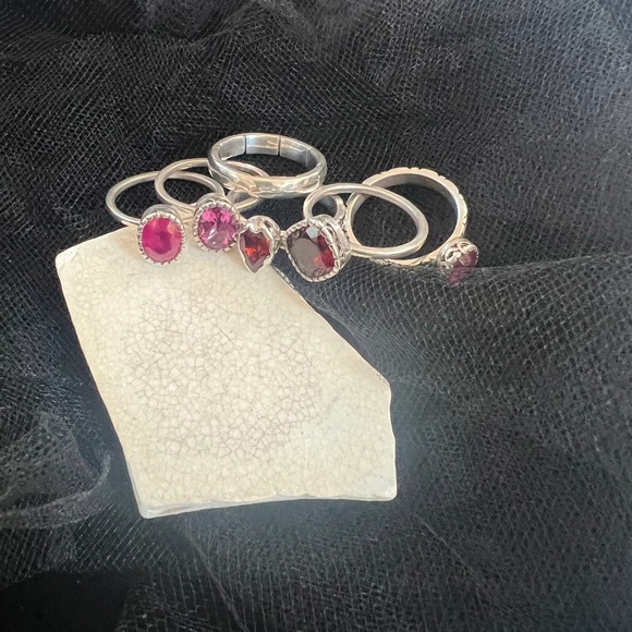 Stackable rings genuine gemstones - Picture 5 of 16